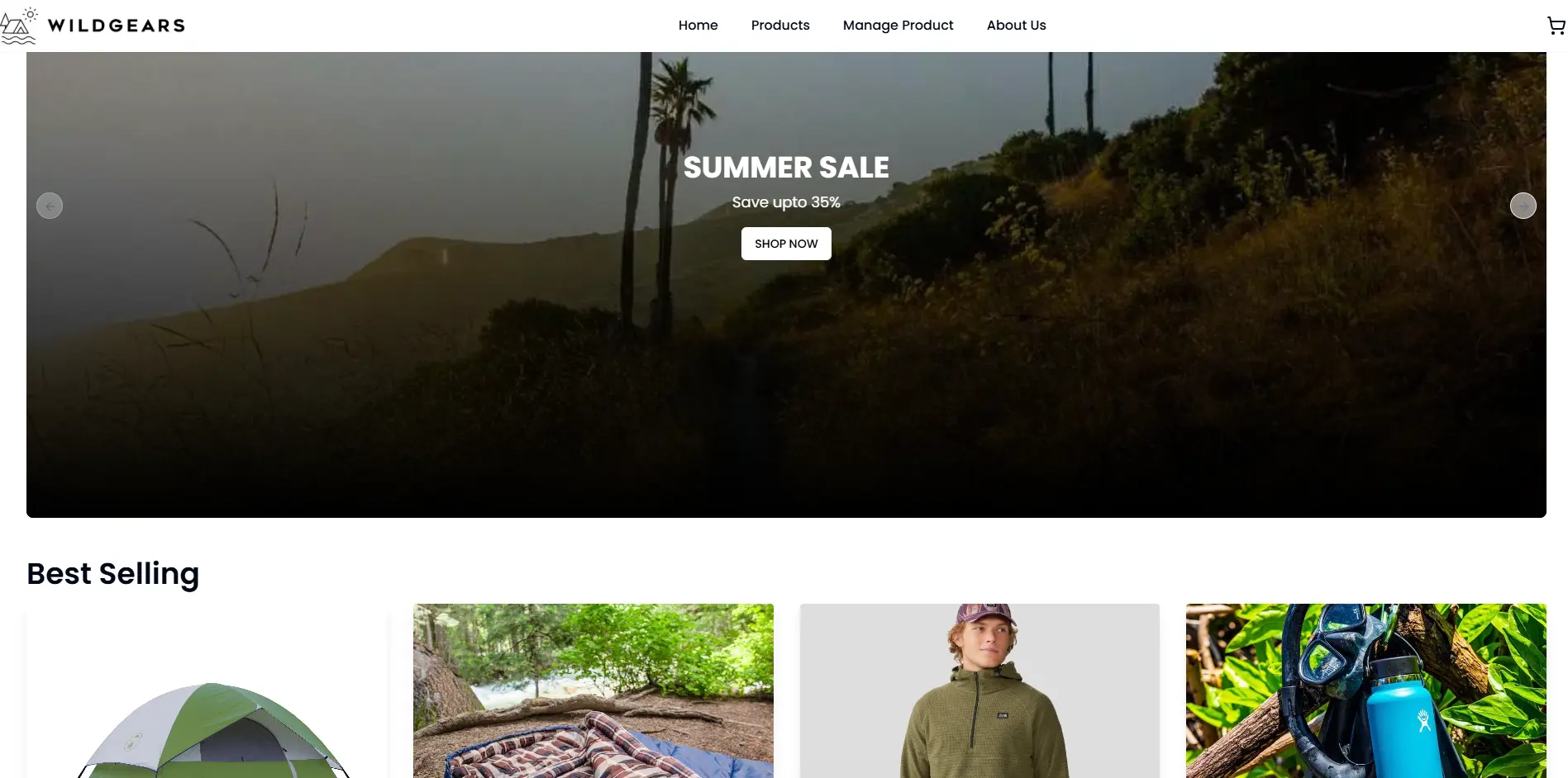 WildGears - Camping Gear E-commerce